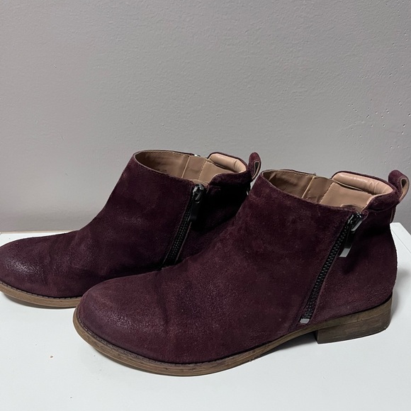 Franco Sarto Suede Ankle Boots - Picture 3 of 6